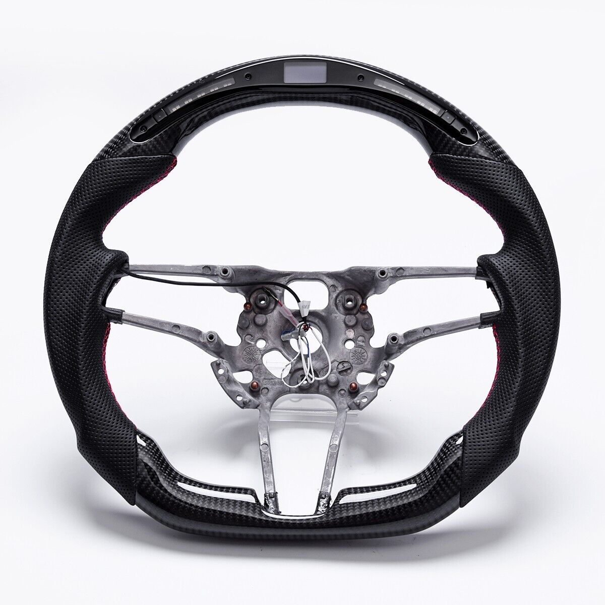 Revolve LED Carbon Fiber OEM Steering Wheel Porsche 991.2 / 718 / Cayenne 958.2 / Panamera 971 / Macan / 911 2014-2017 - revolvesteering