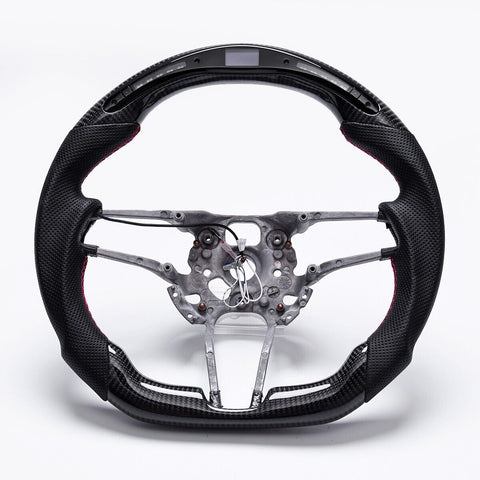 Revolve LED Carbon Fiber OEM Steering Wheel Porsche 991.2 / 718 / Cayenne 958.2 / Panamera 971 / Macan / 911 2014-2017 - revolvesteering